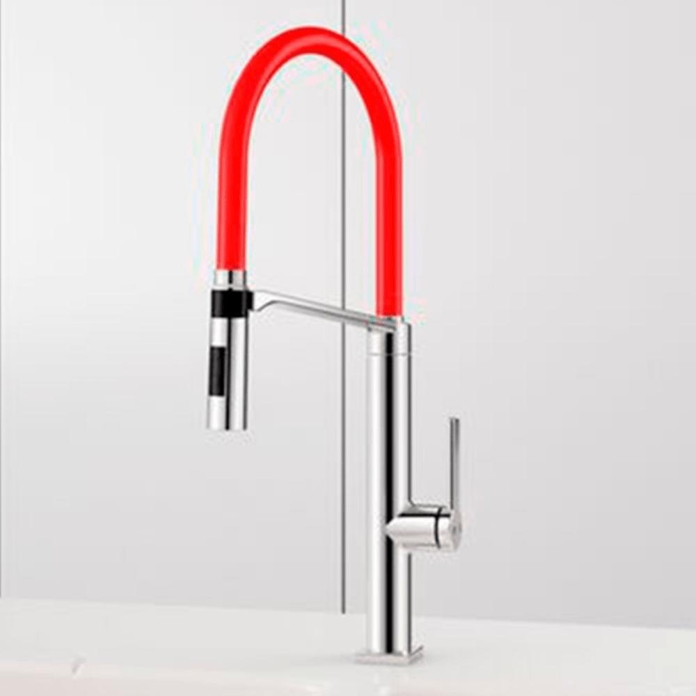 Torneira Cozinha Docol Mesa Bica Alta Doc Vermelha 738979 - 2