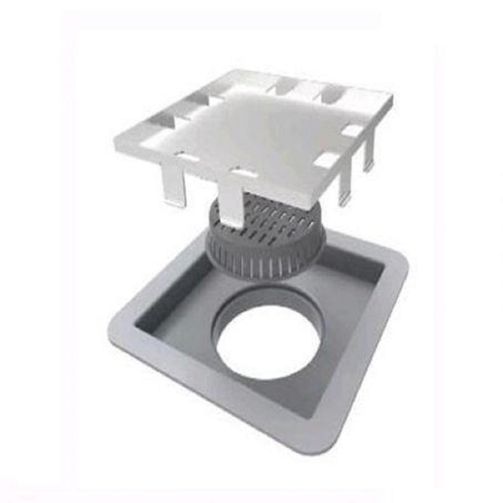 Ralo Linear Square Line Base Pvc Tampa Oculta Cod. 209 - 5