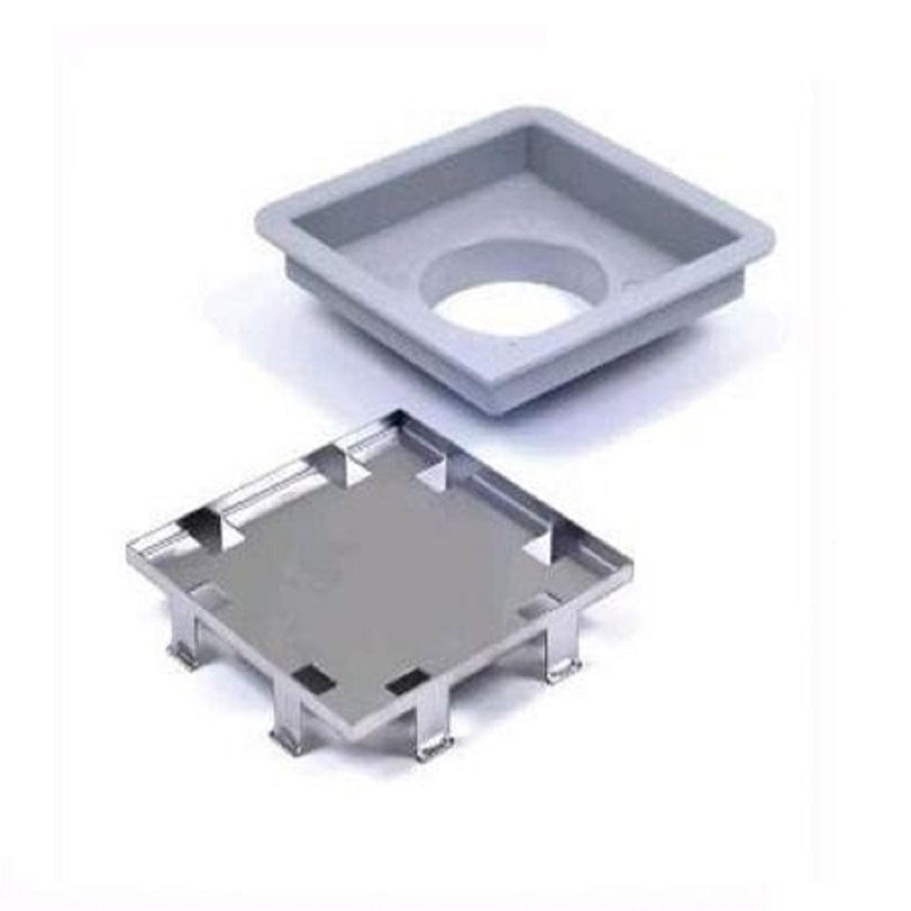 Ralo Linear Square Line Base Pvc Tampa Oculta Cod. 209 - 6