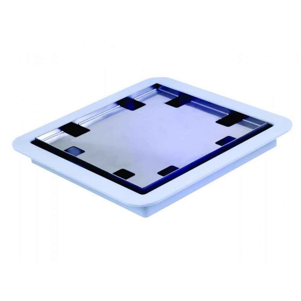 Ralo Linear Square Line Base Pvc Tampa Oculta Cod. 209 - 1