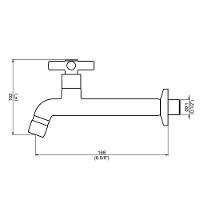 Torneira Cozinha Perflex Slim Cross Com Arejador 10729210 - 2
