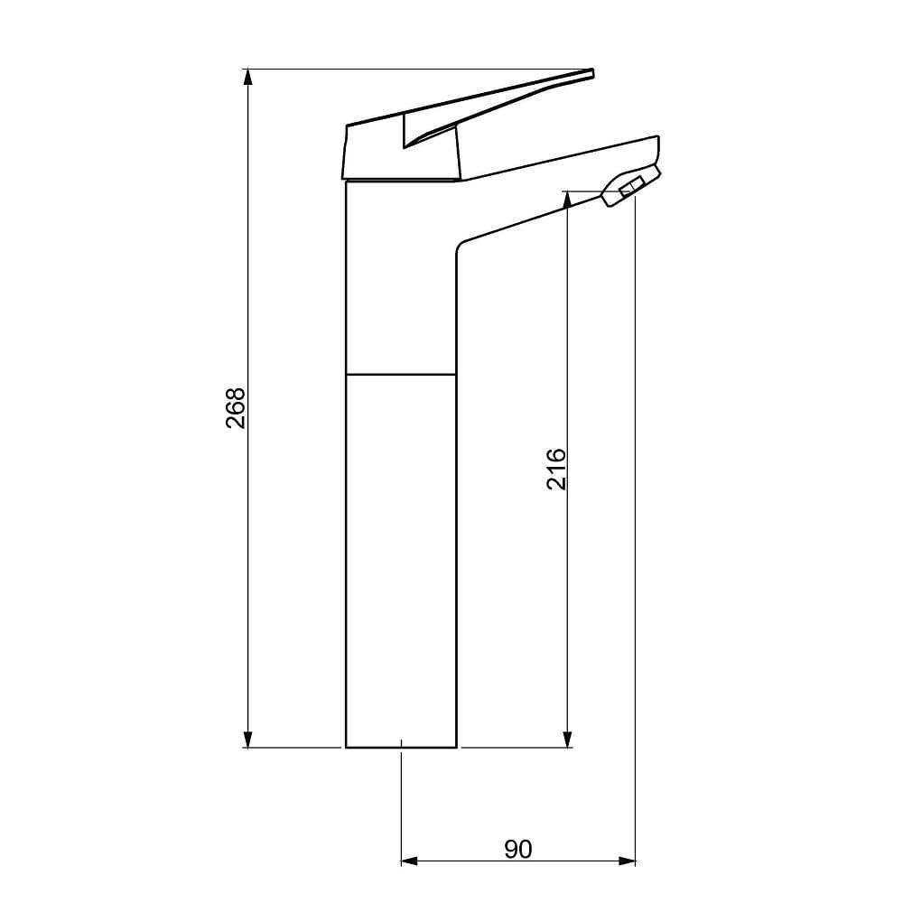 Torneira Lavatorio Monocomando Perflex You 2877 C74 10749710 - 3