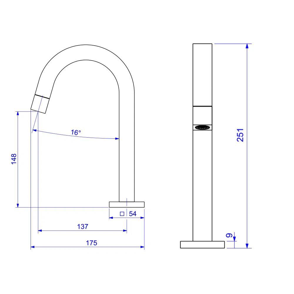 Torneira Lavatorio Deca Tube Mesa Bica Baixa Cr 1197.c.tub - 2