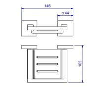 Saboneteira Resina Deca Clean Cromado 2010.c.cln - 3