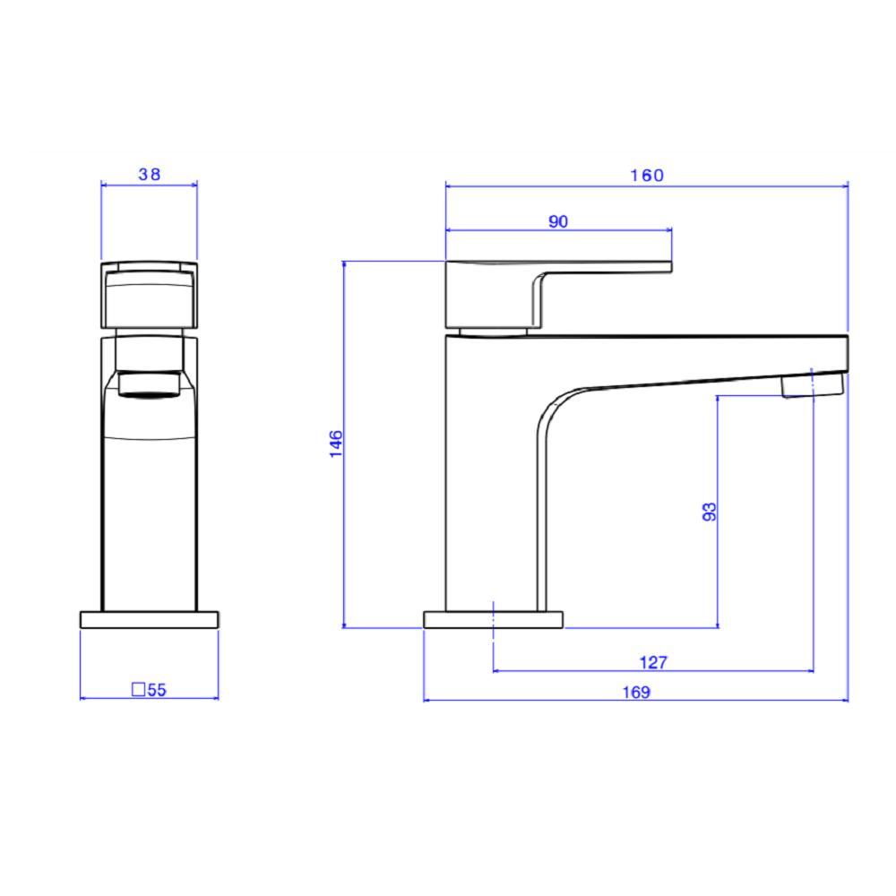 Torneira Lavatorio Deca Level Mesa Bica Baixa Cr 1197.c26 - 2