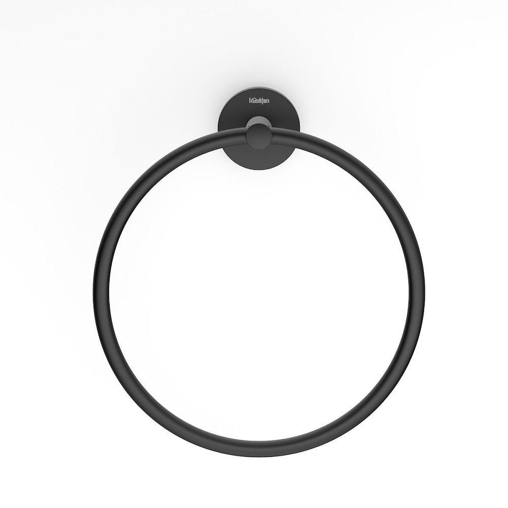Toalheiro Rosto Celite Anel New City Preto Matte B5008e70r0 - 6