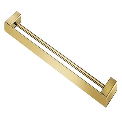 Porta Toalhas Banheiro Duplo Docol Flat Ouro Polido 01013743