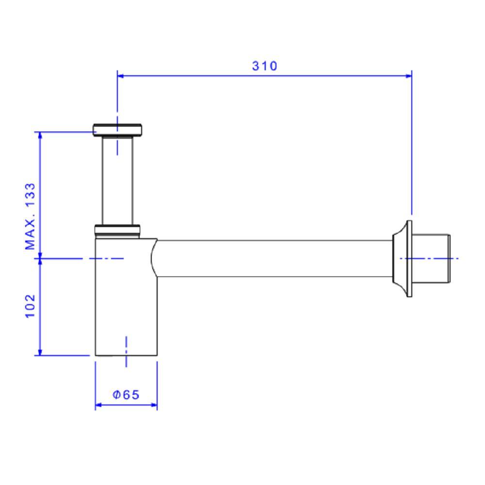 Sifao Para Cozinha Deca 11/2x11/2 e 11/2x2 Cr 1680.c.112 - 2