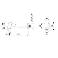 Torneira Lavatorio De Parede Celite Basic Plus Cr B5002cbcrb - 2
