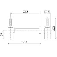 Sifão Para Lavatorio Docol Square Onix 006360ce - 4