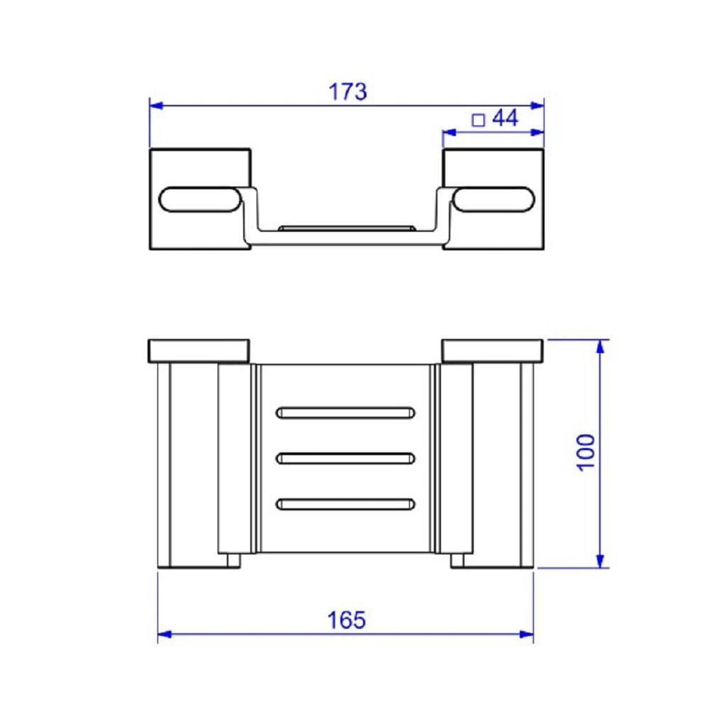 Saboneteira Banheiro Deca Polo Cromada 2010.c33 - 2