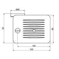 Saboneteira Perflex Like Cromada 12129410 - 3