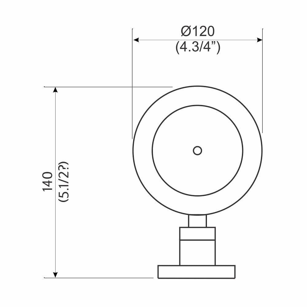 Saboneteira Perflex Parede Preto Fosco Quadra 12121024 - 3