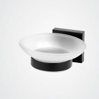 Saboneteira Perflex Parede Preto Fosco Quadra 12121024 - 2