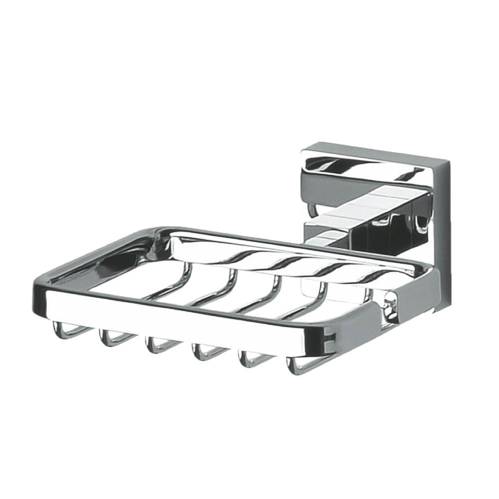 Saboneteira Parede Aramada Perflex Quadra Cromado 12120910 - 1