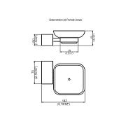 Saboneteira De Vidro Perflex Actual 12126210 - 3