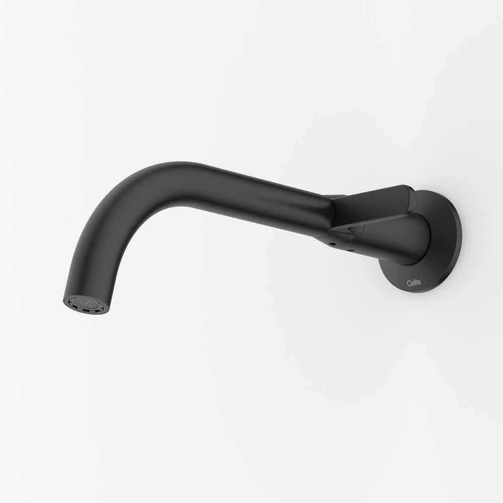 Torneira Lavatorio Parede Celite Design Preto Mt B5024cgr00 - 2