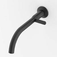 Torneira Lavatorio Parede Celite Design Preto Mt B5024cgr00 - 5