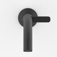 Torneira Lavatorio Parede Celite Design Preto Mt B5024cgr00