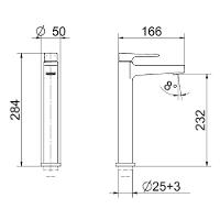 Torneira Lavatorio Bica Alta Docol Lift Onix Jateado 8720ce - 2