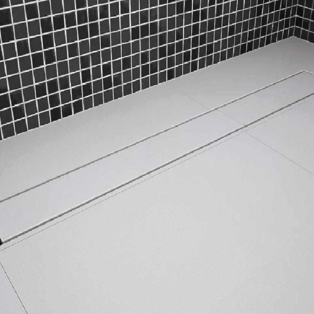 Ralo Linear Tigre Invisivel 70 cm Branco - 2