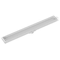 Ralo Linear Tigre Invisivel 70 cm Branco - 1