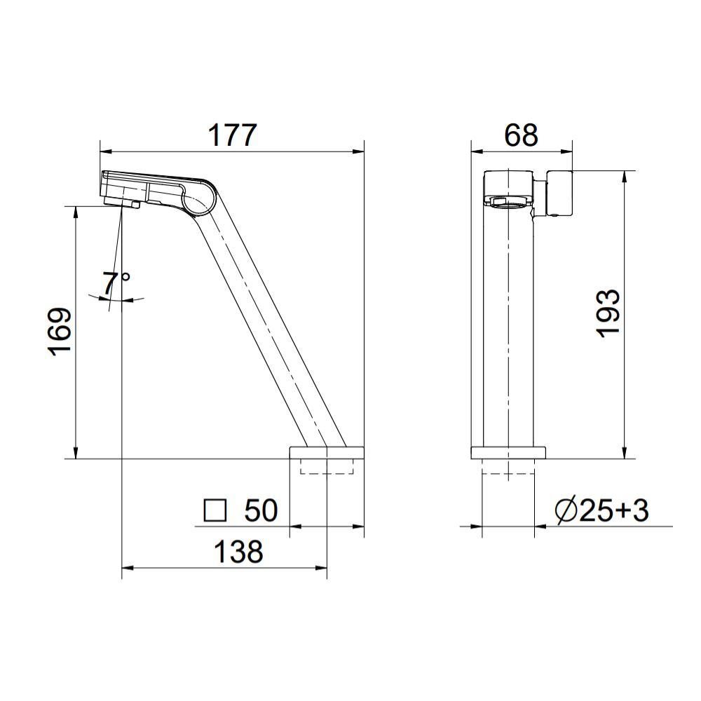 Torneira Lavatorio Docol Stillo Chroma Basin T 820270 - 5