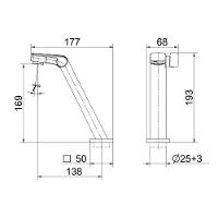 Torneira Lavatorio Docol Stillo Chroma Basin T 820270 - 3