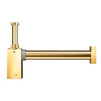 Sifão Lavatorio 7/8, 1.1/2 Docol Square Ouro Polido 00636043 - 1