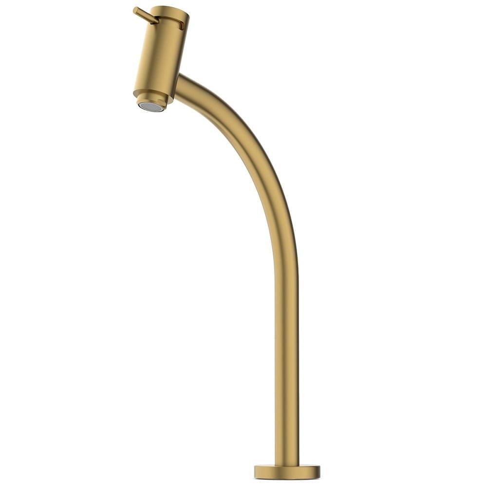 Torneira Lavatorio B Alta Celite Basic Gold Matte B5055c7r1b - 2
