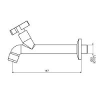 Torneira Cozinha Perflex Unica Com Arejador Cromada 10748010 - 2