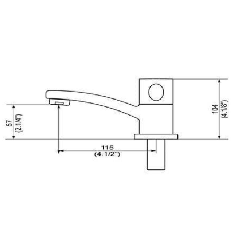 Torneira Lavatorio Perflex Onda Mesa Cromada 10727810 - 2
