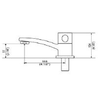 Torneira Lavatorio Perflex Onda Mesa Cromada 10727810 - 2