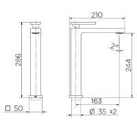 Torneira Banheiro Bica Alta Docol New Edge Cromado 00925106 - 3