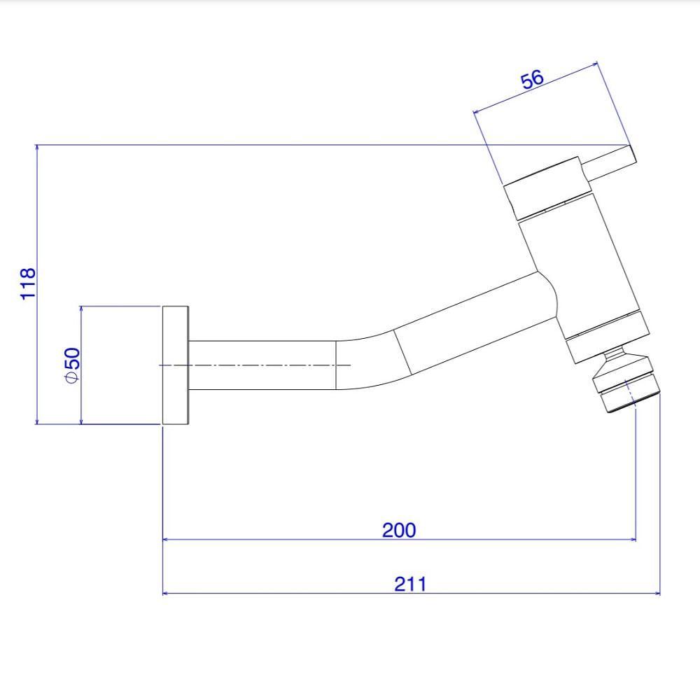 Torneira Cozinha Deca Link Parede Com Arejador Cr 1159.c.lnk - 2
