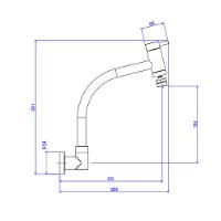 Torneira Cozinha Deca Link Parede Bica Movel Cr 1168.c.lnk - 2