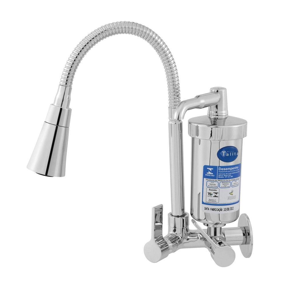 Torneira Com Filtro Gourmet Luxo 1/4 Volta Inovatte 025758 - 1