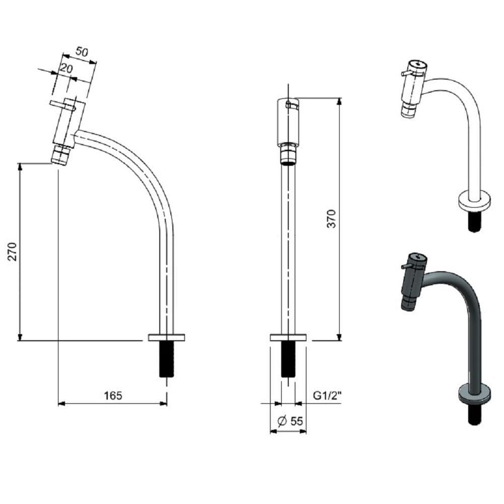 Torneira Cozinha Celite Basic Arj. Articulavel Cr B5004c7crb - 2