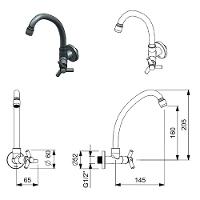 Torneira Cozinha De Parede Celite One Cromada B5008ckcr3 - 3