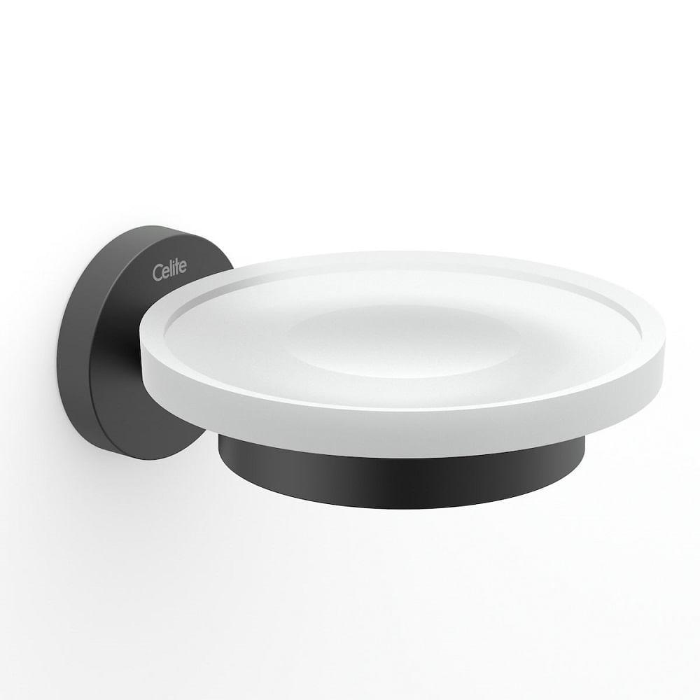 Saboneteira Banheiro Celite New City Preto Matte B5010e70r0 - 1