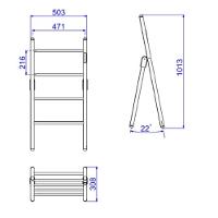 Toalheiro Termico Piso 127v Deca You Cromado 2045.c110.aqc - 2