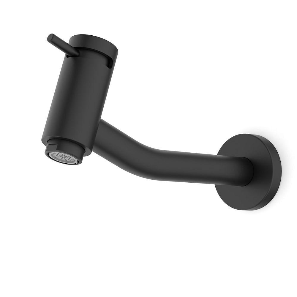 Torneira Lavatorio Pared Celite Basic Preto Matte B5065c7r0b - 2