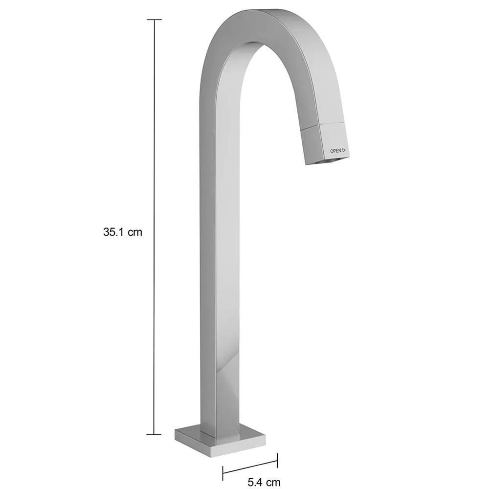 Torneira Lavatorio Deca Tube Bica Alta Cromado 1198.c.tub - 4