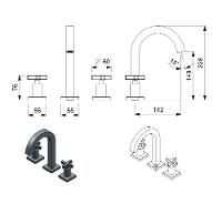 Torneira Misturador Lavatorio Celite Lotus 3f Cr B5000cacrb - 2