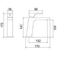 Torneira Misturador Lavat. Lorenzetti 2875 B78 Black 7048520 - 4