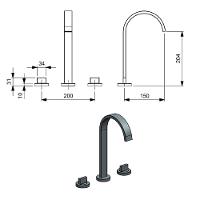 Torneira Misturador Lavatorio Celite Flow Cromada B5000f3crb - 2