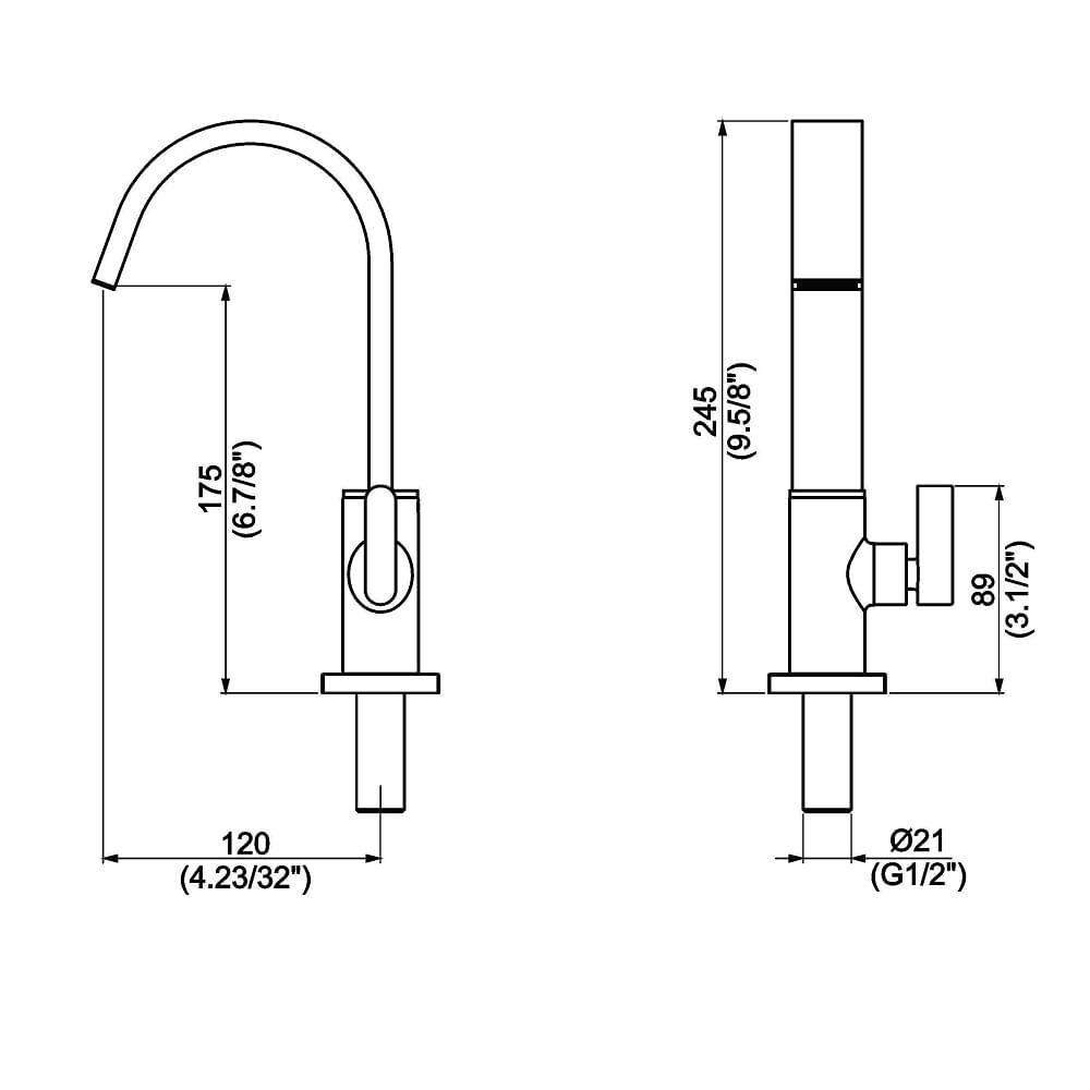 Torneira Lavatorio Perflex Dom Bica Movel Mesa Cr 10743810 - 3
