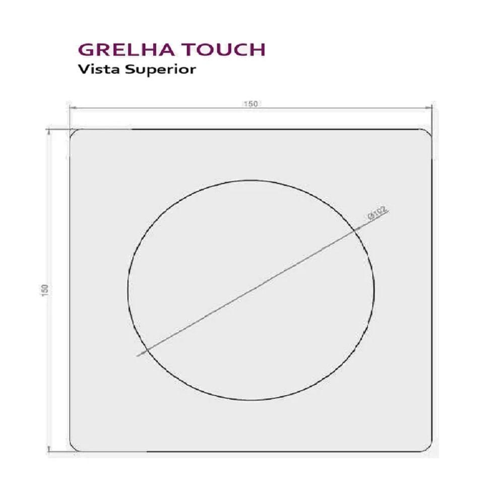 Ralo Linear 15x15cm Elleve Touch Black Matte 9572 - 5