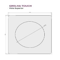 Ralo Linear 15x15cm Elleve Touch Black Matte 9572 - 5