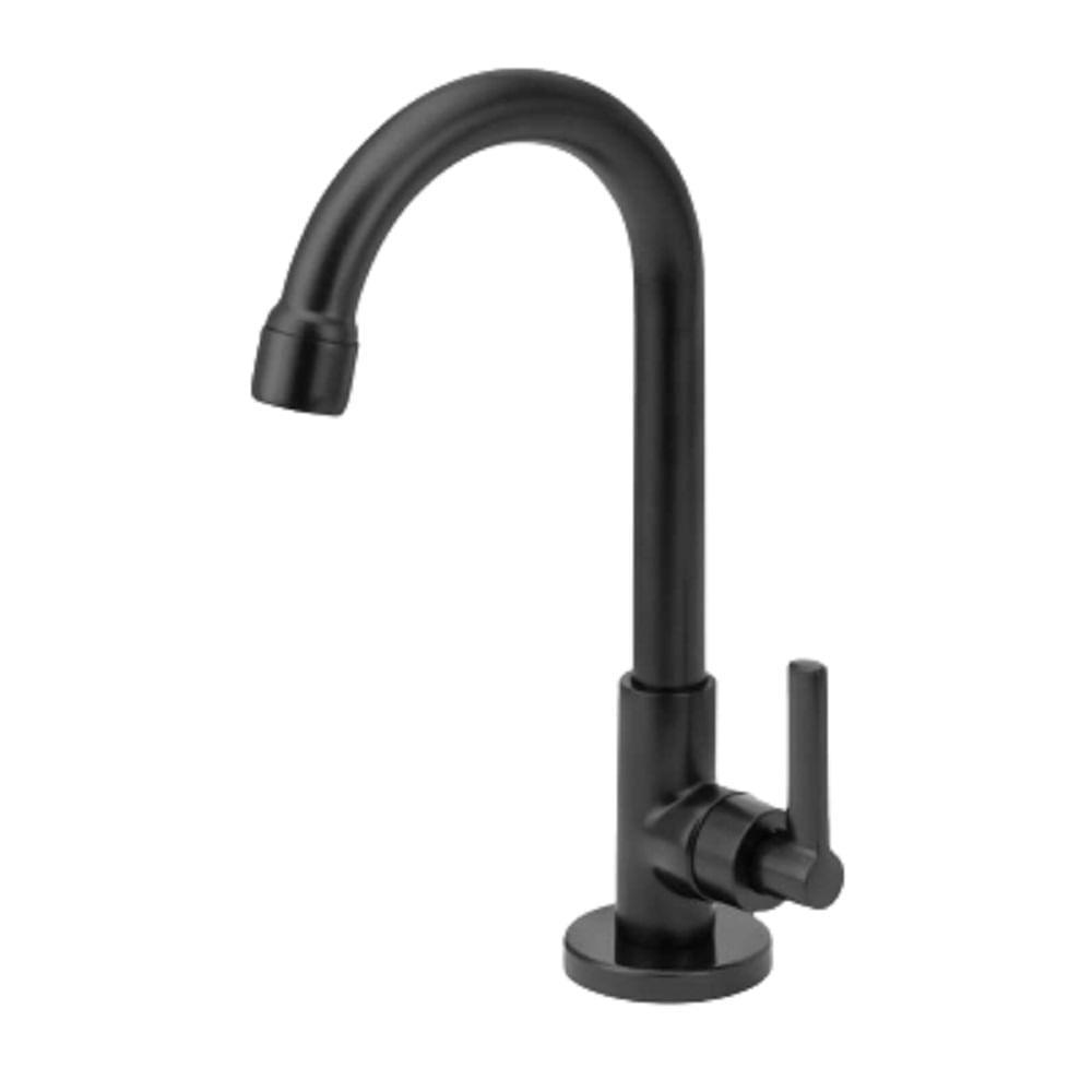 Torneira Lavatorio Perflex Mais Mesa Preto Fosco 10746224 - 1
